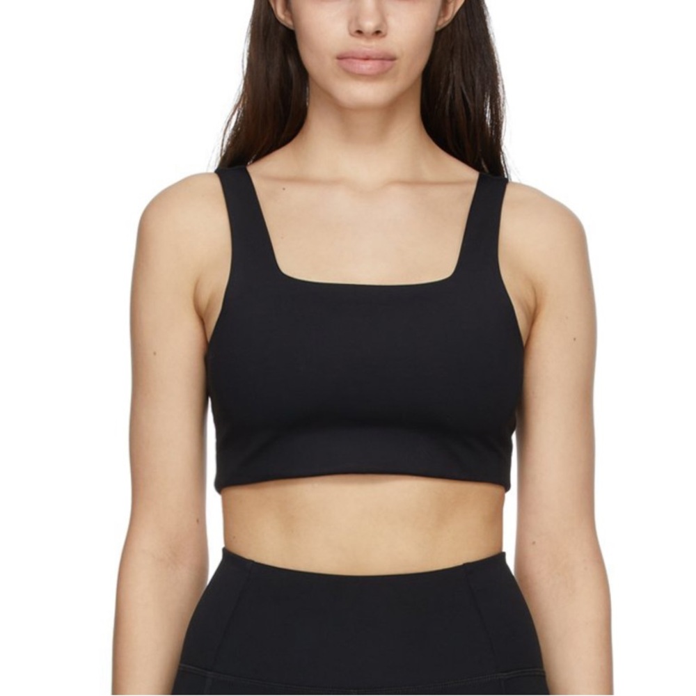 Girlfriend Collective Black Tommy Sports Bra